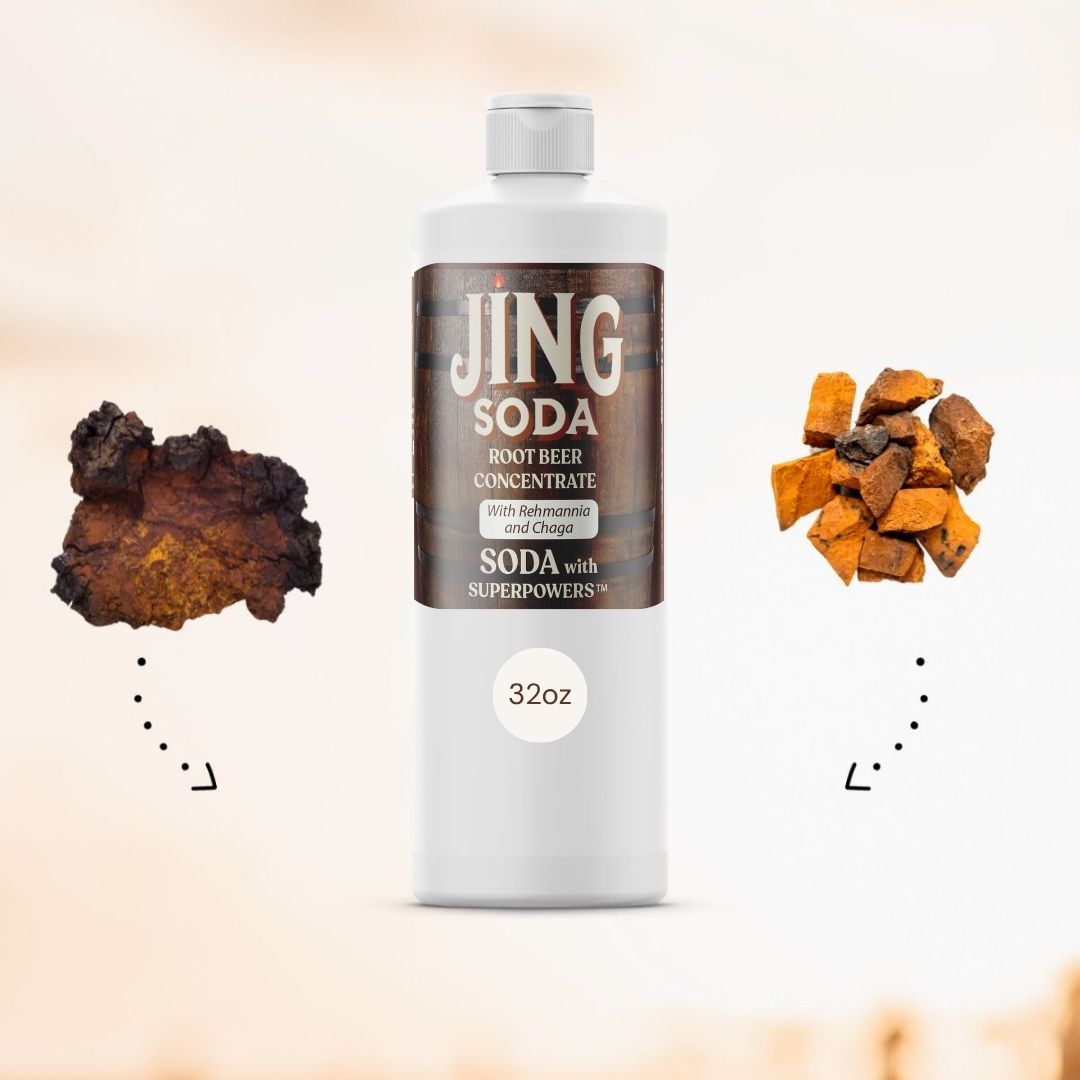 Jing Soda, Root Beer Cream, 32oz