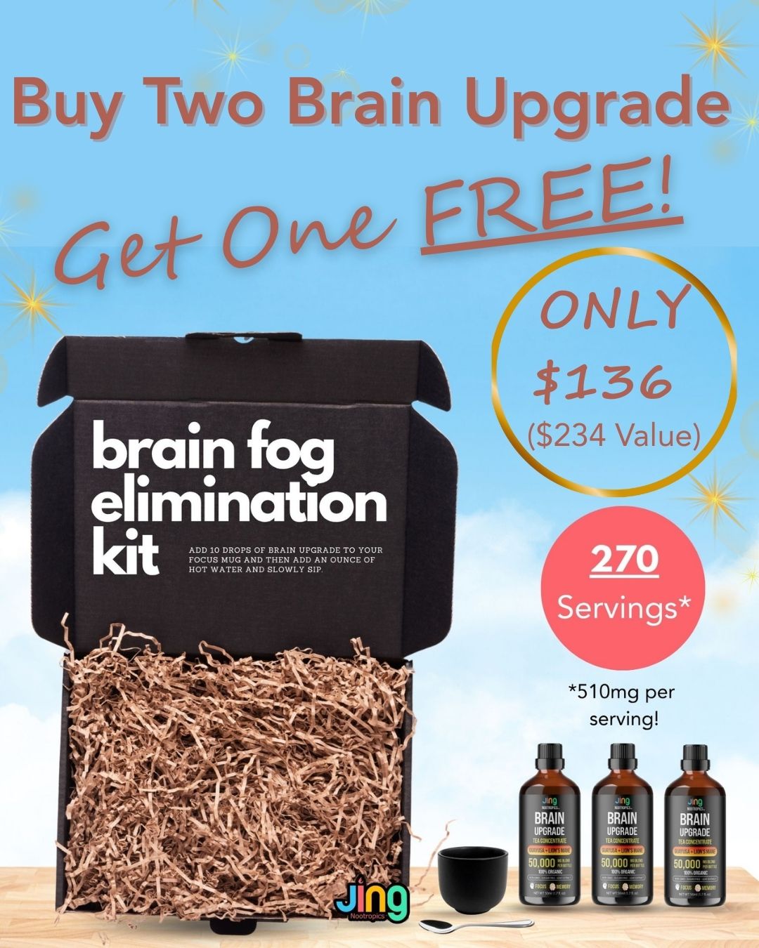 Buy Two Brain Upgrade, Get One Free
