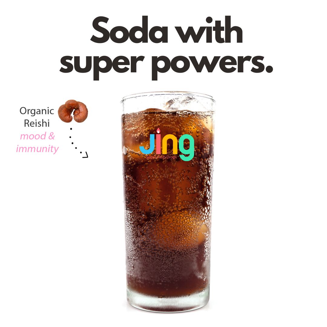 Jing Soda, Reishi Cola, 50mL (6 Pack)
